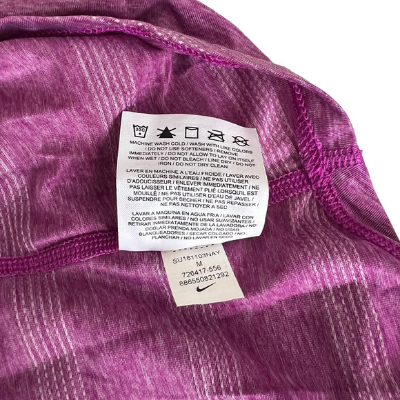 Nike Elastika Racerback Dri-fit Tank Top Purple Gray 2 Pack M Medium - Picture 11 of 12